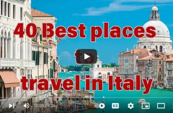 40 best places to travel in Italy