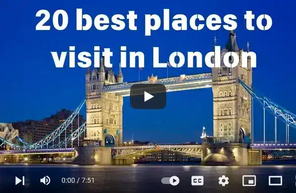 20 best places to visit in London UK