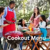 Cookout Menu