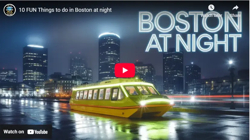 Things to do in Boston at night
